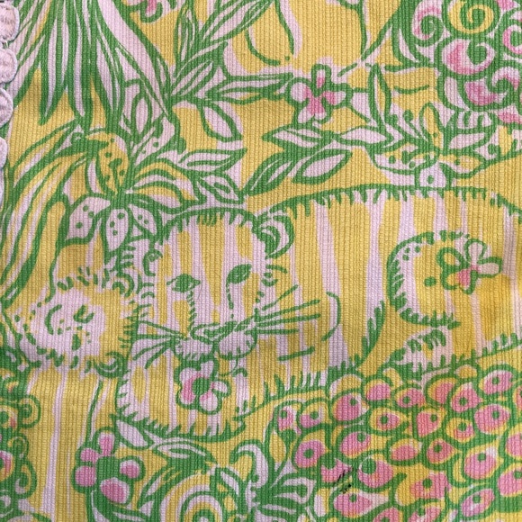Lilly Pulitzer Shorts - Green and Yellow - Picture 3 of 8